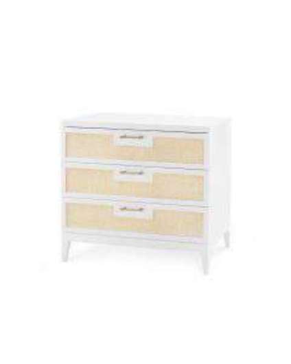 Picture of ASTOR-3-DRAWER-SIDE-TABLE-WHITE