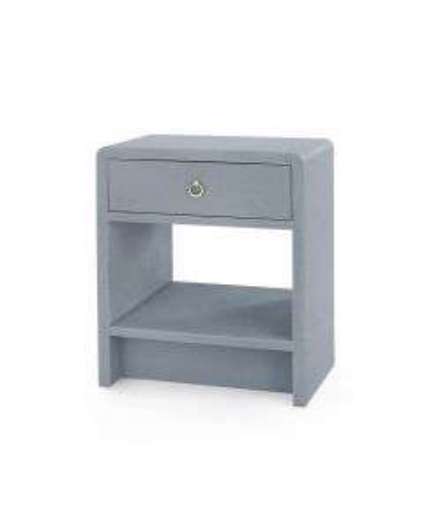 Picture of BENJAMIN 1 DRAWER SIDE TABLE GRAY