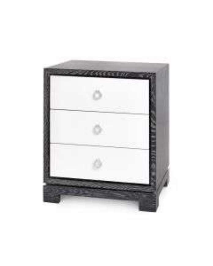 Picture of BERKELEY 3 DRAWER SIDE TABLE GRAY