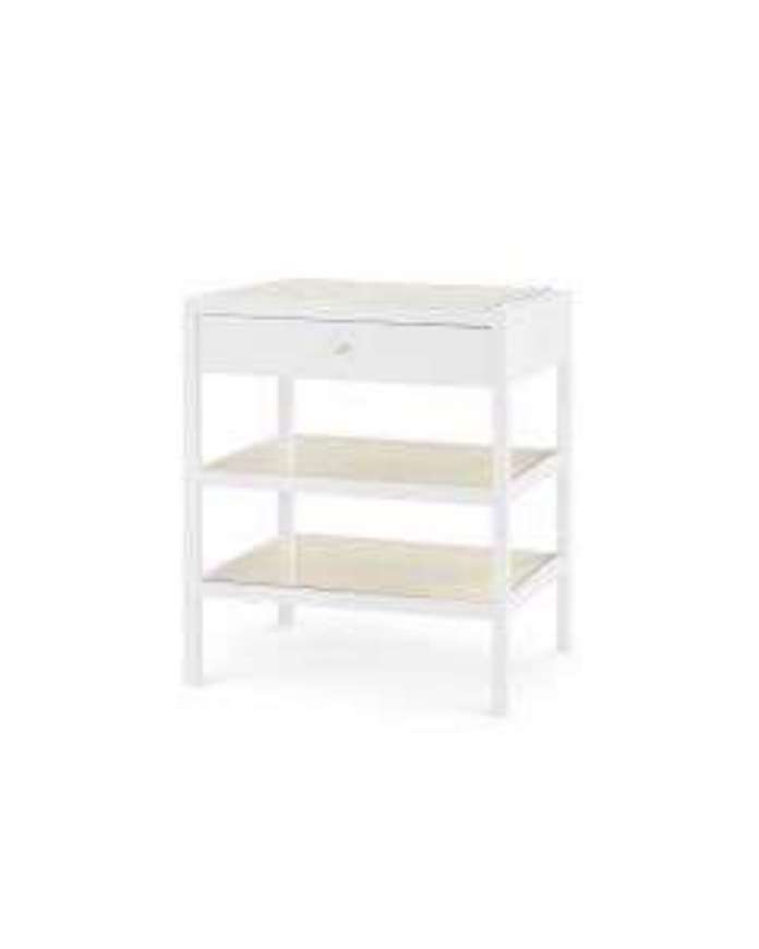 Picture of CAANAN-1-DRAWER-SIDE-TABLE-WHITE
