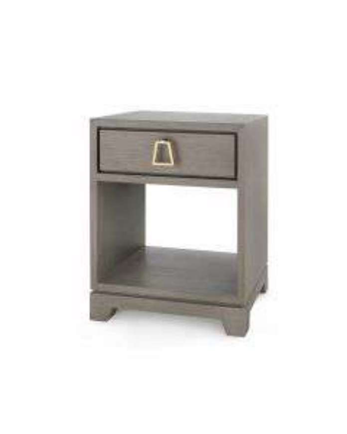 Picture of STANFORD 1 DRAWER SIDE TABLE TAUPE GRAY