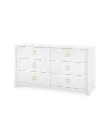Picture of AUDREY-EXTRA-LARGE-6-DRAWER-WHITE