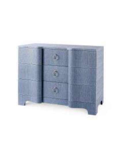 Picture of BARDOT LARGE 3 DRAWER NAVY BLUE