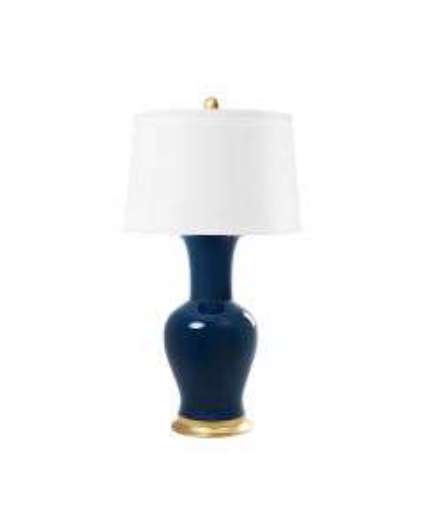 Picture of ACACIA LAMP NAVY BLUE