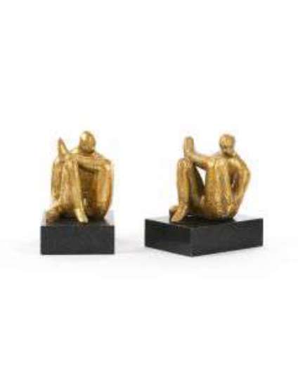 Picture of AMADEO SITTING STATUE GOLD
