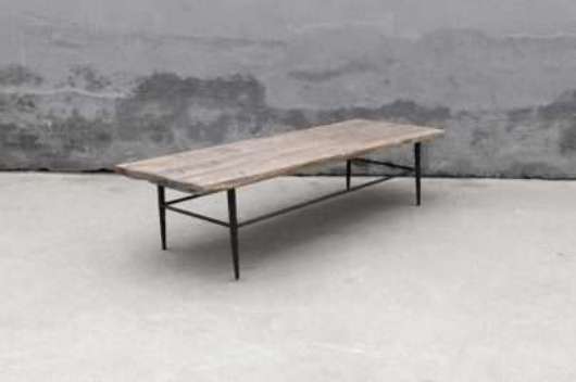 Picture of ELM AND METAL COFFEE TABLE