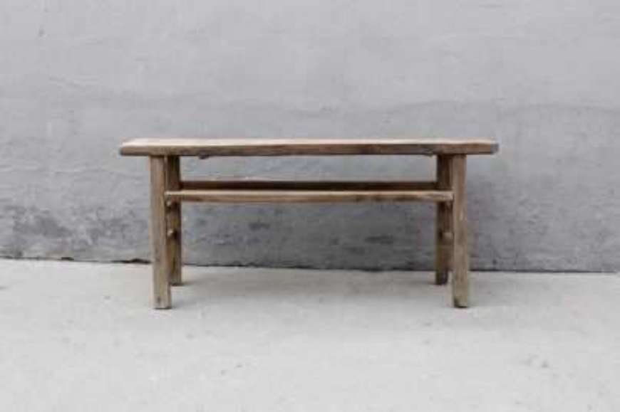 Picture of ANTIQUE NATURAL ELM TABLE