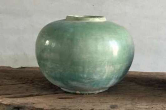 Picture of AGED LIGHT GREEN VASE FROM HENAN