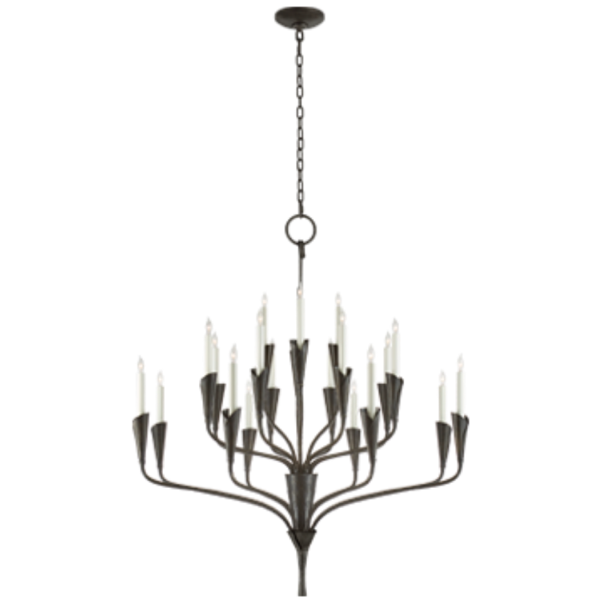 Picture of Aiden Large Chandelier in Aged Iron