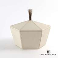 Picture of ZEPHYR BOXES-MILK LEATHER