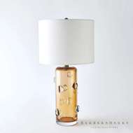 Picture of AMBER GLASS LAMP