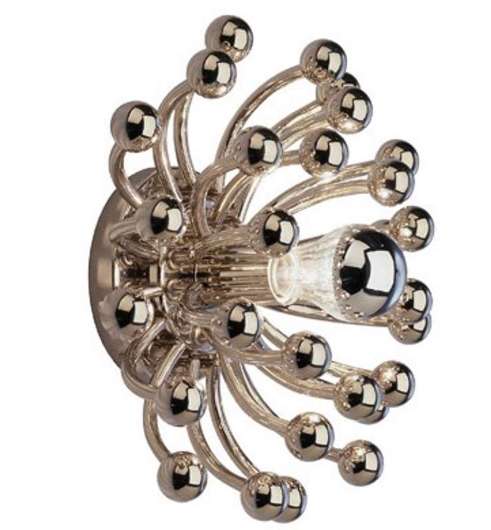Picture of ROBERT ABBEY ANEMONE FLUSHMOUNT IN POLISHED NICKEL S1305