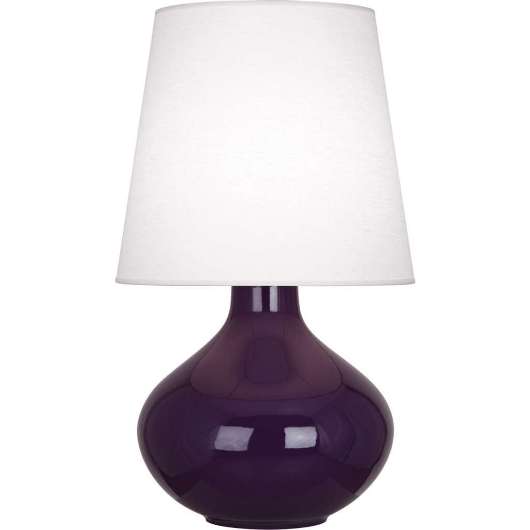 Picture of ROBERT ABBEY AMETHYST JUNE TABLE LAMP IN AMETHYST GLAZED CERAMIC AM993