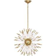 Picture of ROBERT ABBEY ANDROMEDA PENDANT IN MODERN BRASS FINISH WITH CLEAR ACRYLIC RODS 165