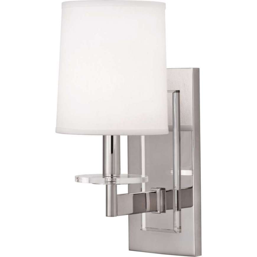Picture of ROBERT ABBEY ALICE WALL SCONCE IN POLISHED NICKEL FINISH WITH LUCITE ACCENTS S3381