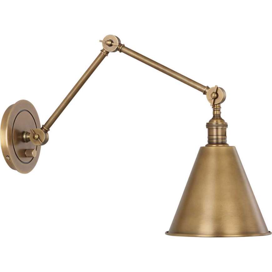 Picture of ROBERT ABBEY ALLOY WALL SCONCE IN WARM BRASS FINISH 2418