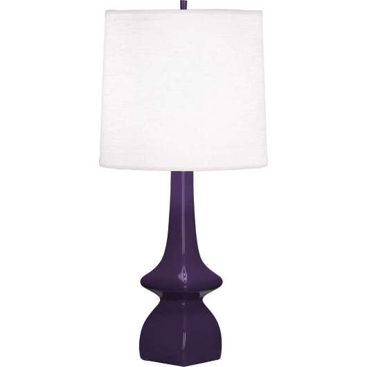 Picture of ROBERT ABBEY AMETHYST JASMINE TABLE LAMP IN AMETHYST GLAZED CERAMIC AM210