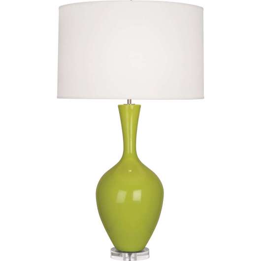 Picture of ROBERT ABBEY APPLE AUDREY TABLE LAMP IN APPLE GLAZED CERAMIC AP980