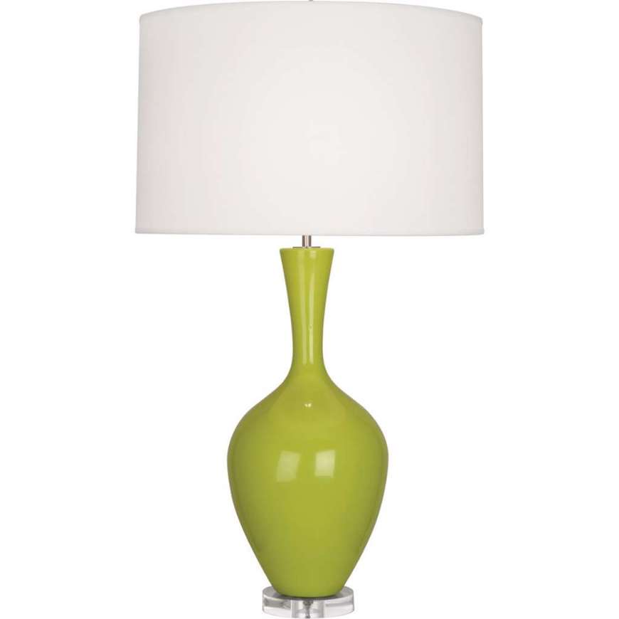 Picture of ROBERT ABBEY APPLE AUDREY TABLE LAMP IN APPLE GLAZED CERAMIC AP980