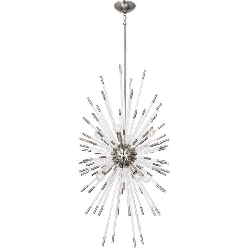 Picture of ROBERT ABBEY ANDROMEDA CHANDELIER IN POLISHED NICKEL FINISH S1206