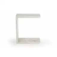 Picture of NAIROBI SIDE TABLE, WHITE MARBLE