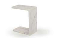 Picture of NAIROBI SIDE TABLE, WHITE MARBLE